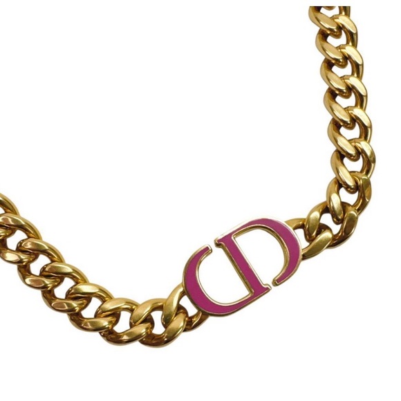 Dior 30 MONTAIGNE Pink Gold Necklace Choker - Picture 5 of 11